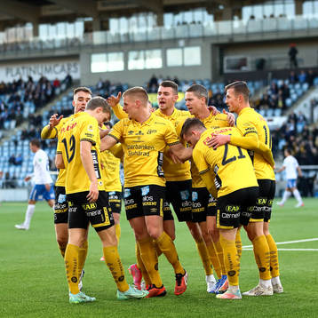Elfsborgs spelare jublar