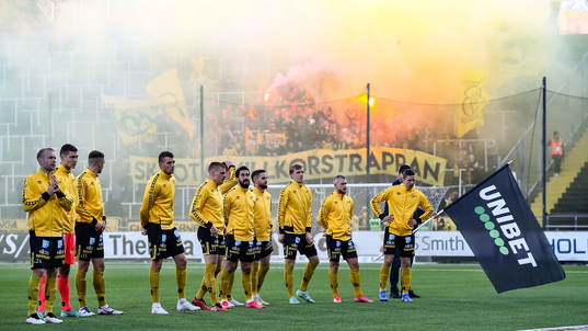 Elfsborgs spelare och supporters