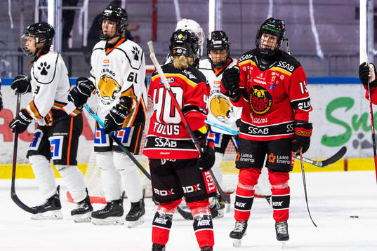Luleås Jenna Pirttijärvi jublar
