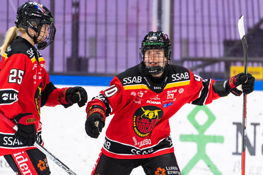 Luleås Noora Tulus jublar