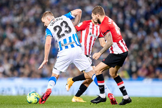 Alexander Sørloth of Real Sociedad