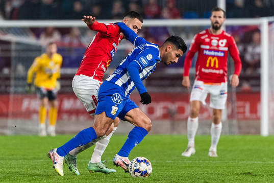 Degerfors Abdelrahman Saidi och IFK Göteborgs Hosam Aiesh