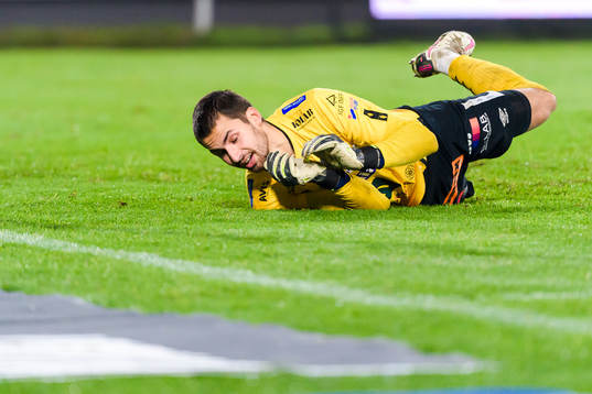 Degerfors målvakt Alfie Malik Whiteman