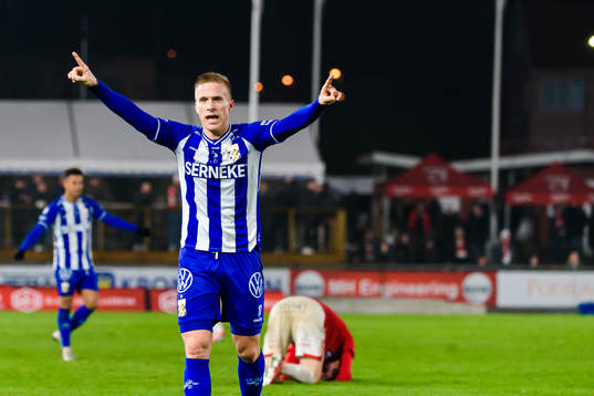IFK Göteborgs Oscar Wendt jublar