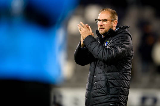 Halmstads tränare Magnus Haglund