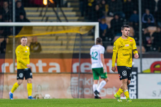 Mjällbys Jesper Gustavsson deppar