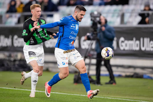 GAIS Julius Lindberg och Norrbys Ivo Dominik Pekalski
