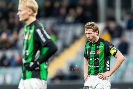 GAIS Filip Örnblom och August Wängberg deppar