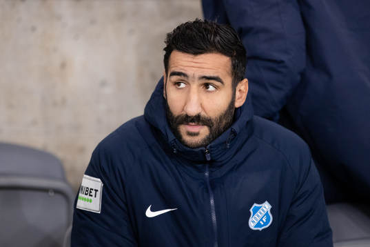 Norrbys manager Mak Lind innan fotbollsmatchen i Superettan