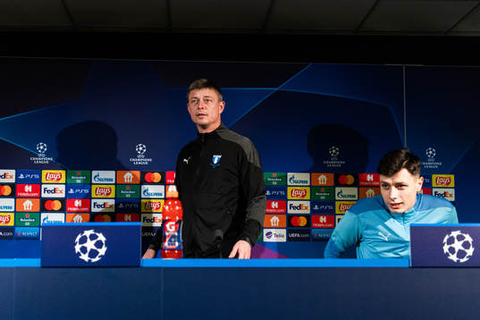 Jon Dahl Tomasson, head coach, and Anel Ahmedhodzic