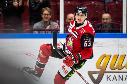 Malmö Redhawks Fredrik Händemark jublar