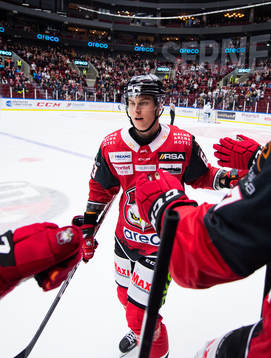 Malmö Redhawks Fredrik Händemark jublar