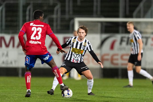 Landskronas Filip Ottosson och Östers Manasse Kusu