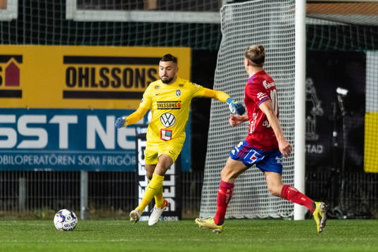 Landskronas målvakt Amr Kaddoura