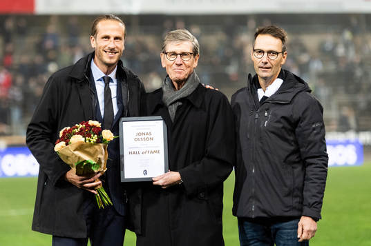 Jonas Olsson tilldelas Hall Of Fame