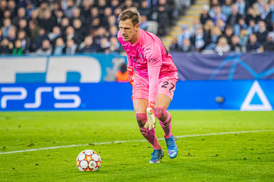 goalkeeper Johan Dahlin of Malmö FF