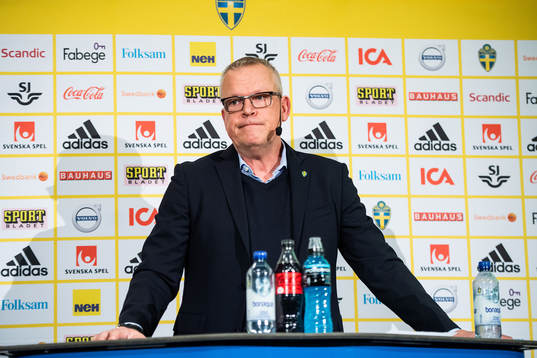 Head coach Janne Andersson of the Swedish national football