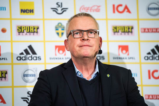 Head coach Janne Andersson of the Swedish national football