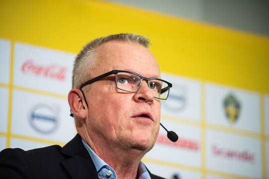 Head coach Janne Andersson of the Swedish national football