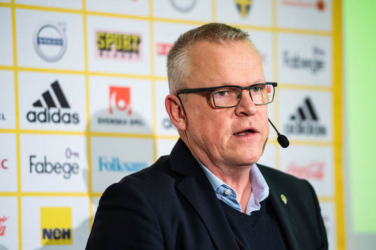Head coach Janne Andersson of the Swedish national football