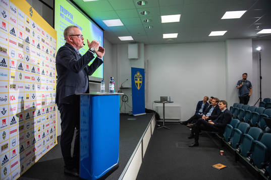 Head coach Janne Andersson of the Swedish national football