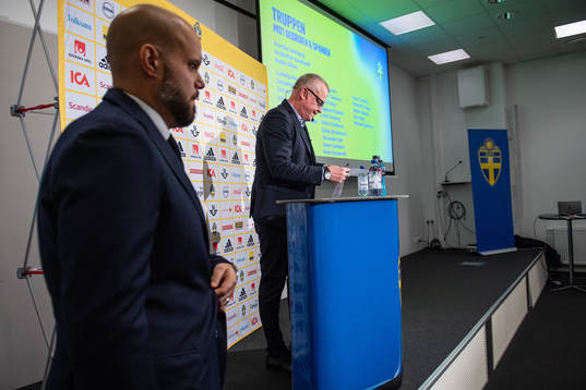 Head coach Janne Andersson of the Swedish national football