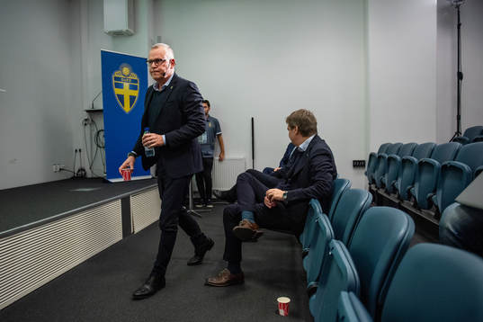 Head coach Janne Andersson of the Swedish national football