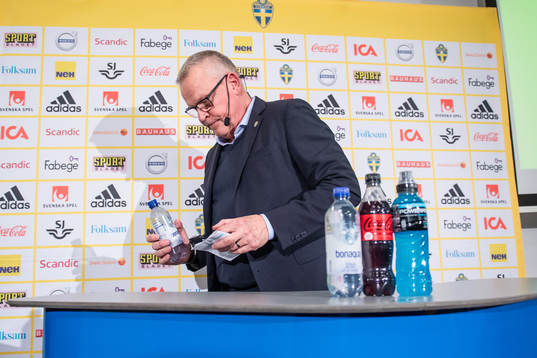 Head coach Janne Andersson of the Swedish national football