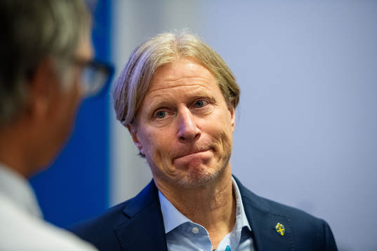Team Manager Stefan Pettersson of the Swedish national