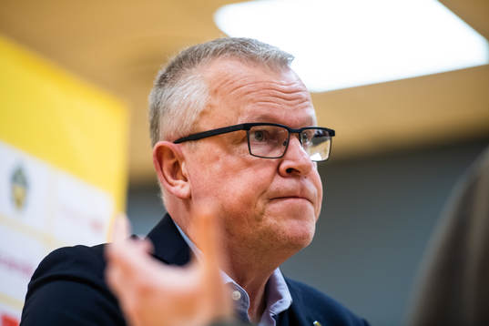 Head coach Janne Andersson of the Swedish national football