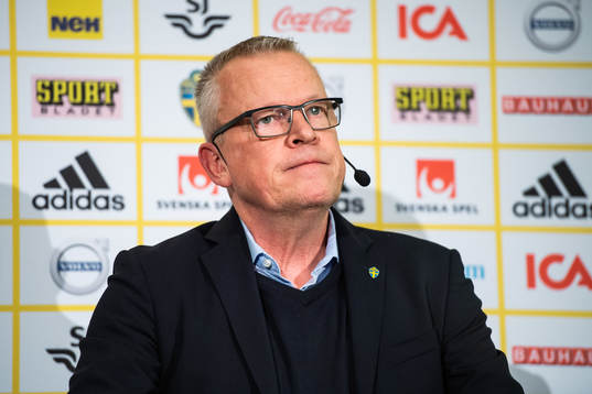 Head coach Janne Andersson of the Swedish national football