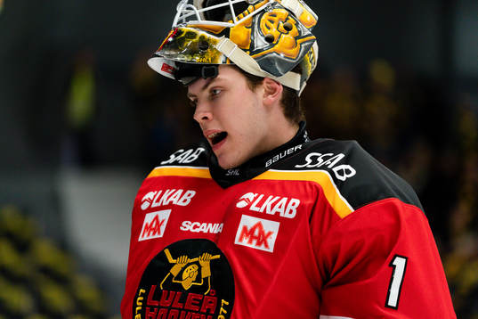 Luleås målvakt Jesper Wallstedt