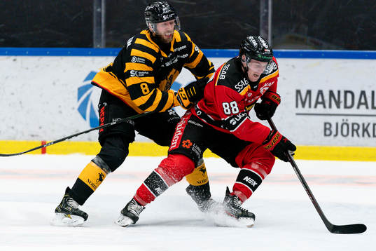 Skellefteås Petter Granberg och Luleås Joonas Rask