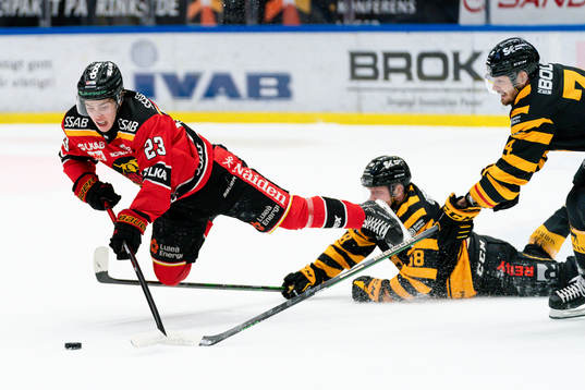 Luleås Olli Nikupeteri och Skellefteås Oskar Nilsson