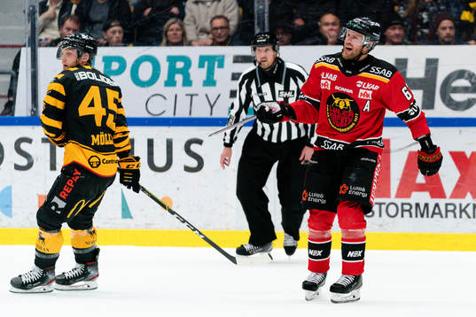 Skellefteås Oscar Möller och Luleås Linus Omark