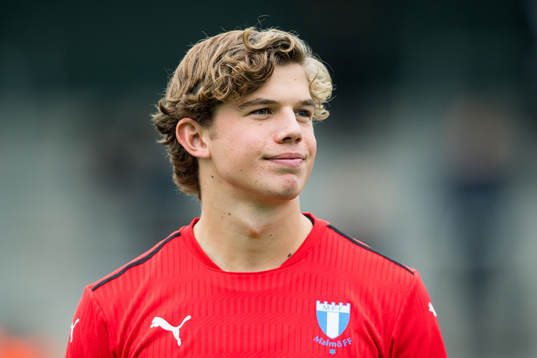 Goalkeeper Melker Ellborg of Malmö FF