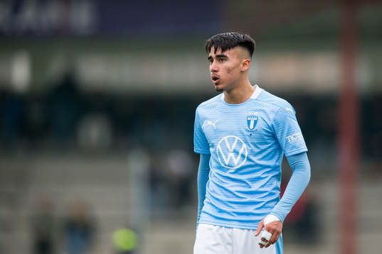 Alexander Hughes of Malmö FF