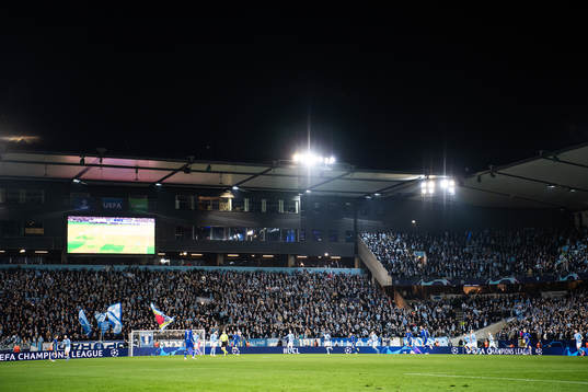 Spectators at Eleda Stadium