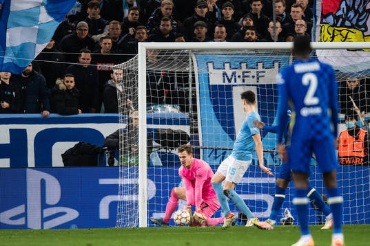 goalkeeper Johan Dahlin of Malmö FF