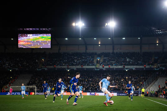 Andreas Christensen of Chelsea and Antonio Colak of Malmö