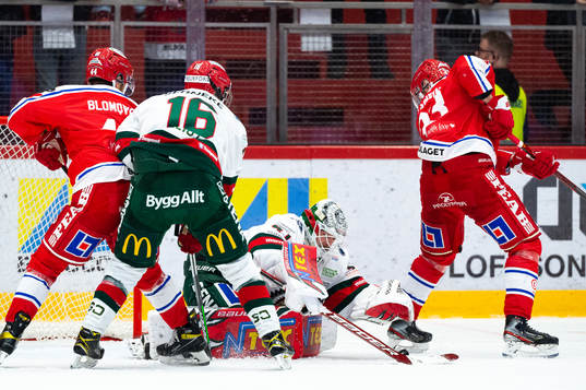 Frölundas målvakt Niklas Rubin