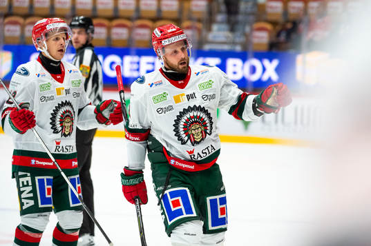 Frölundas Jan Mursak jublar