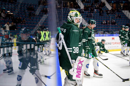 Färjestads målvakt Dominik Furch