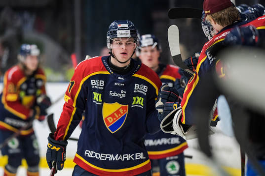 Djurgårdens Filip Cederqvist jublar