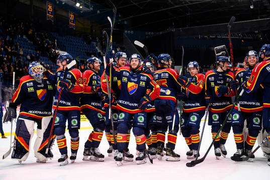 Djurgårdens spelare jublar
