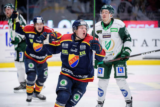 Djurgårdens Linus Andersson jublar