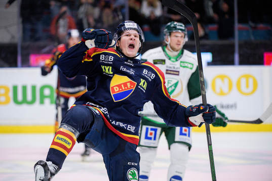 Djurgårdens Linus Andersson jublar