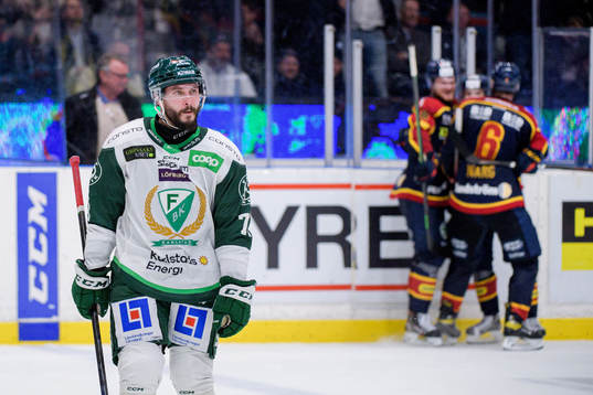 Färjestads Jesse Virtanen deppar