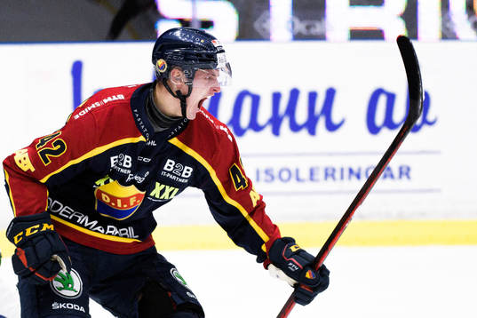Djurgårdens Ludvig Hedström jublar