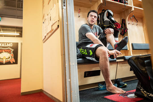 Bläddra bland fler bilder av Ishockey, SHL, Malmö Redhawks, Träning 
